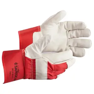 J. J. Keller® SAFEGEAR® Cowhide Leather Work Gloves - Medium, 1 Pair Main Image
