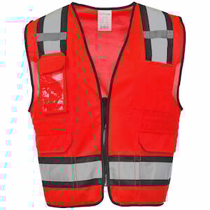 Red 4XL/5XL Safety Vest