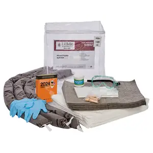 10.6-Gallon Mixed Fluids Truck Spill Kit with Wooden Plugs & Putty, Universal & Oil-Only Main Image