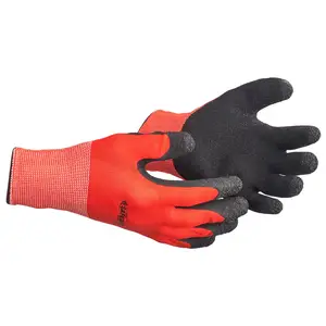 J. J. Keller® SAFEGEAR® Red Viking Flex Glove with Natural Rubber Coating - Small, 1 Pair Main Image