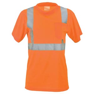 J. J. Keller® SAFEGEAR® Women’s Fit Hi-Vis Type R Class 2 T-Shirt with Pocket