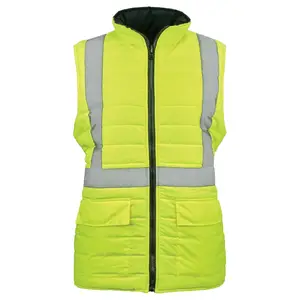 J. J. Keller® SAFEGEAR® Women’s Fit Hi-Vis Type R Class 2 Reversible Puffer Safety Vest - Small Main Image