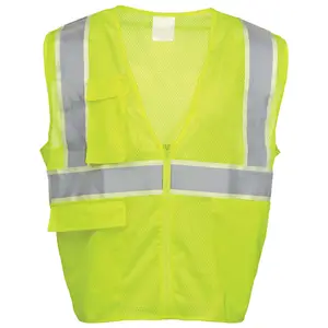 J. J. Keller® SAFEGEAR® Safety Vest Type R Class 2 with Glow in the Dark Safety Tape - S/M Main Image