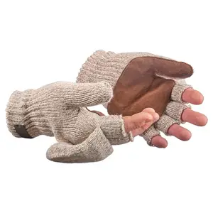 J. J. Keller® SAFEGEAR® Fingerless Flip-Top Mittens - X-Large, 1 Pair Main Image