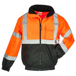 4XL Orange Bomber Jacket