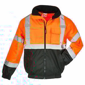 5XL Orange Bomber Jacket