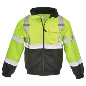 J. J. Keller® SAFEGEAR® Bomber Jacket Type R Class 3 and CSA Z96 Class 2 Level 2 - Small Main Image