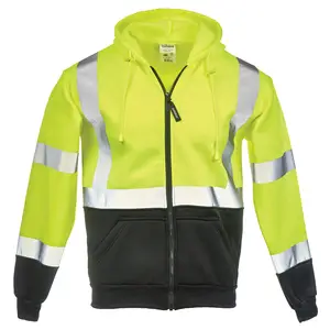 J. J. Keller® SAFEGEAR® Zipper Sweatshirt Type R Class 3 and CSA Z96-22 - 4X-Large Main Image