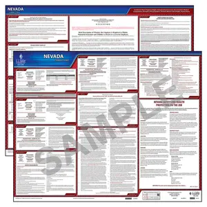 Nevada & Federal Labor Law Posters - State Only Poster, English Main Image