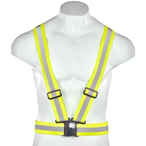 J. J. Keller® SAFEGEAR® Hi-Vis Safety Suspenders - L/XL, Lime Green Main Image