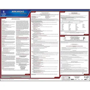 Arkansas & Federal Labor Law Posters - State Only Poster, English Main Image