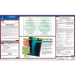 Florida & Federal Labor Law Posters - State Only Poster, English Main Image