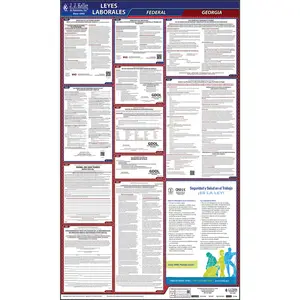 Georgia & Federal Labor Law Posters - All-In-One State & Federal Poster, Spanish Main Image