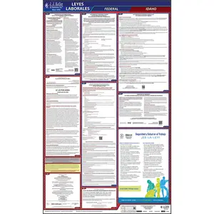 Idaho & Federal Labor Law Posters - All-In-One State & Federal Poster, Spanish Main Image