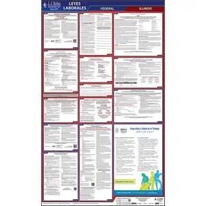 Illinois & Federal Labor Law Posters - All-In-One State & Federal Poster, Spanish Main Image