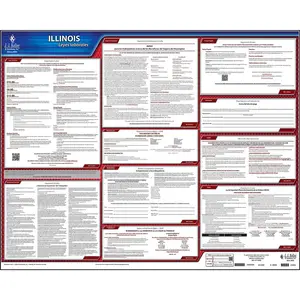 Illinois & Federal Labor Law Posters - State Only Poster, Spanish Main Image