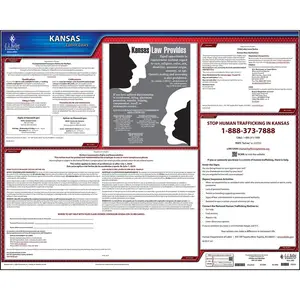 Kansas & Federal Labor Law Posters - State Only Poster, English Main Image