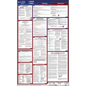 Kentucky & Federal Labor Law Posters - All-In-One State & Federal Poster, English Main Image