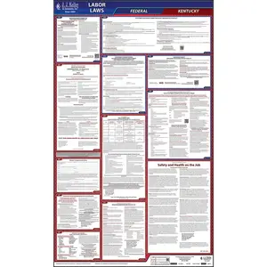 Kentucky & Federal Labor Law Posters - All-In-One State & Federal Poster, English Main Image