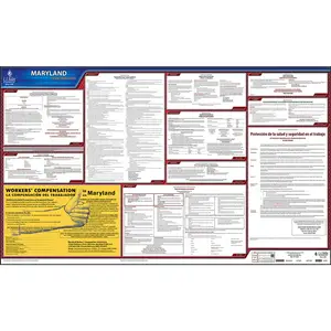 Maryland & Federal Labor Law Posters - State Only Poster, Spanish Main Image