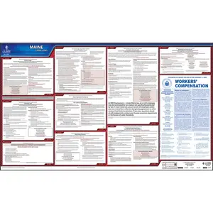 Maine & Federal Labor Law Posters - State Only Poster, English Main Image