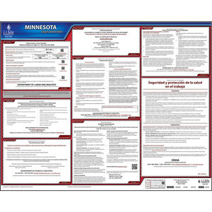 Minnesota & Federal Labor Law Posters - State Only Poster, Spanish Main Image