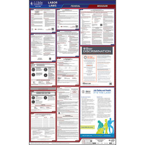 Missouri & Federal Labor Law Posters - All-In-One State & Federal Poster, English Main Image