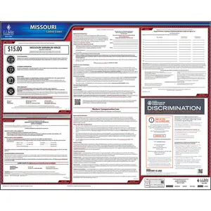 Missouri & Federal Labor Law Posters - State Only Poster, English Main Image