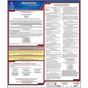 Montana & Federal Labor Law Posters - State Only Poster, Spanish Main Image