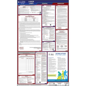 Nebraska & Federal Labor Law Posters - All-In-One State & Federal Poster, English Main Image