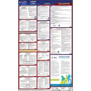 New Hampshire & Federal Labor Law Posters - All-In-One State & Federal Poster, English Main Image