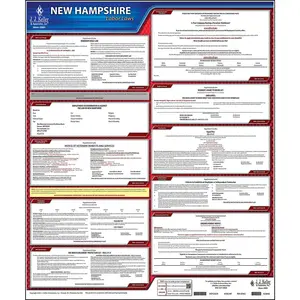 New Hampshire & Federal Labor Law Posters - State Only Poster, English Main Image