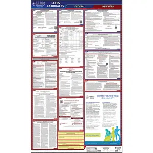 New York & Federal Labor Law Posters - All-In-One State & Federal Poster, Spanish Main Image