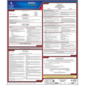 Ohio & Federal Labor Law Posters - State Only Poster, English Main Image