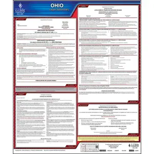 Ohio & Federal Labor Law Posters - State Only Poster, Spanish Main Image