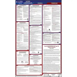 Tennessee & Federal Labor Law Posters - All-In-One State & Federal Poster, Spanish Main Image