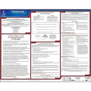 Tennessee & Federal Labor Law Posters - State Only Poster, English Main Image