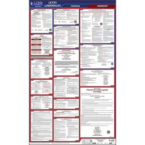 Vermont & Federal Labor Law Posters - All-In-One State & Federal Poster, Spanish Main Image