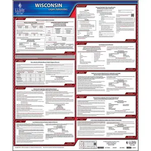 Wisconsin & Federal Labor Law Posters - State Only Poster, Spanish Main Image