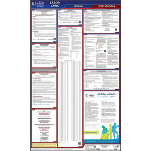 West Virginia & Federal Labor Law Posters - All-In-One State & Federal Poster, English Main Image