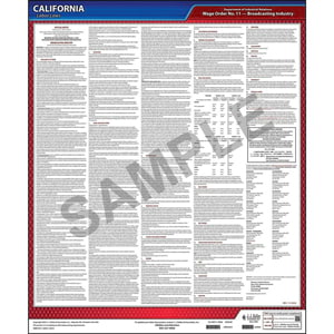 California IWC Wage Orders - #11 Broadcasting Industry, English Main Image