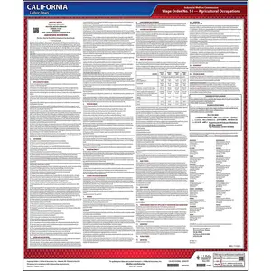 California IWC Wage Orders - #14 - Agricultural Occupations, English Main Image