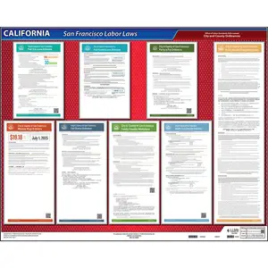 California / San Francisco Administrative Code Poster - Polypropylene Main Image