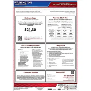 Washington / Seattle Municipal Code Poster - Polypropylene, English Main Image