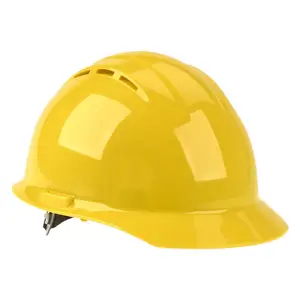 J. J. Keller® SAFEGEAR® Vented Ratchet Hard Hat with Accessory Slot - Yellow Main Image
