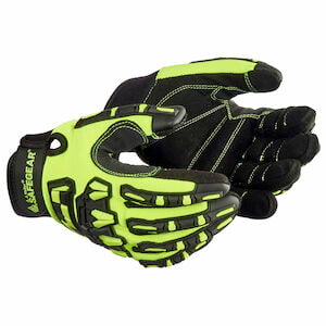 Large Gloves, Gray, Sold as 1 Pair