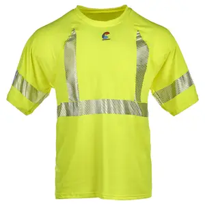 J. J. Keller® SAFEGEAR® Flame Resistant Hi-Vis Control 2.0 T-Shirt CAT 1 - Small Main Image