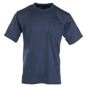 J. J. Keller® SAFEGEAR® Flame Resistant Navy Power Dry T-Shirt, CAT 2 - Small Main Image