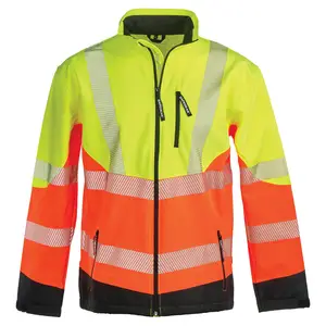 J. J. Keller® SAFEGEAR® Hi-Vis Softshell Jacket Type R Class 3 - 4X-Large Main Image