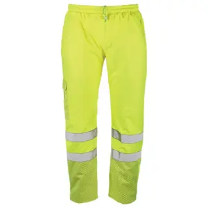 J. J. Keller® SAFEGEAR® Women’s Rain Pants Class E - Small Pants, Lime Green Main Image